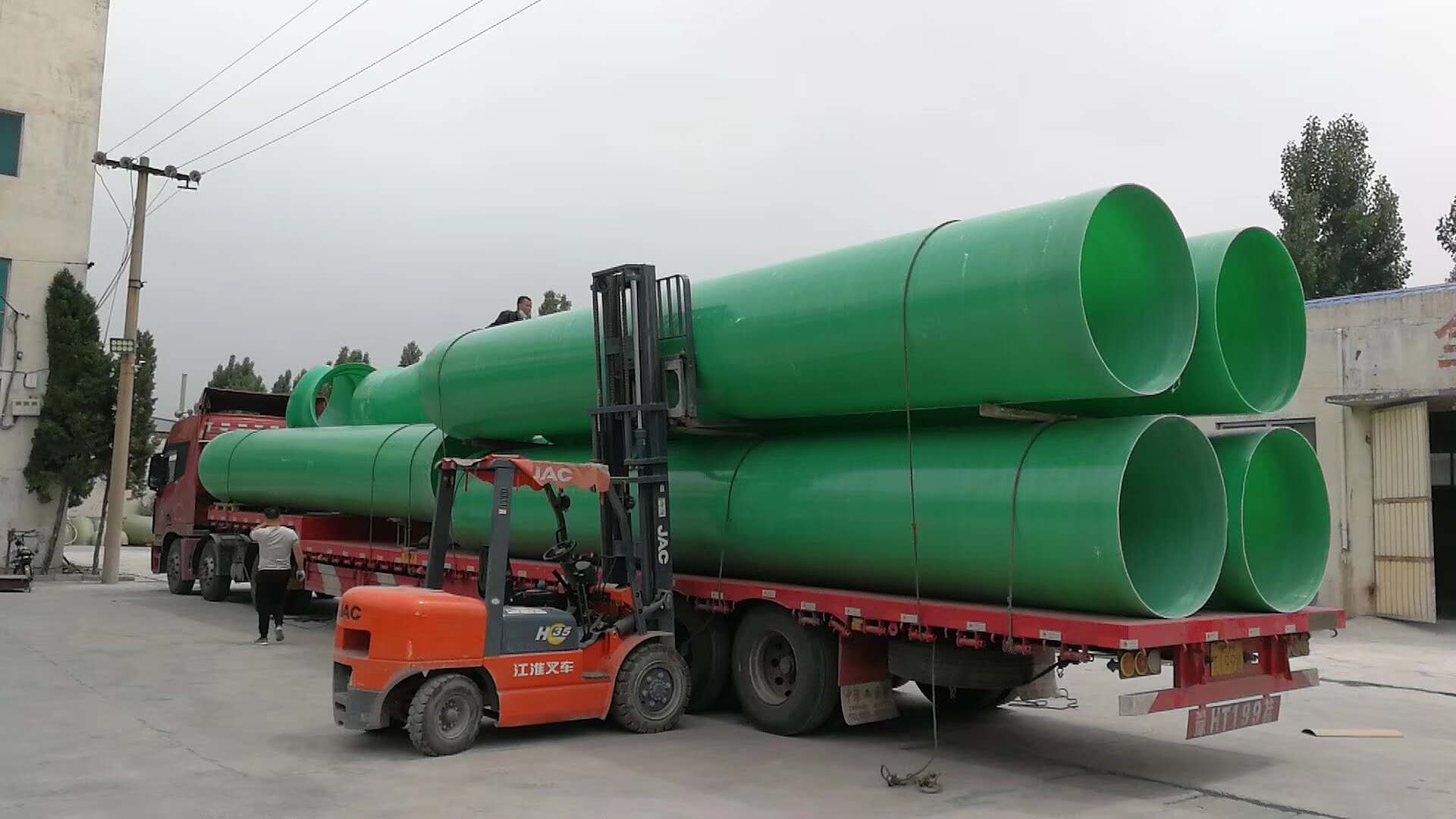 陜西玻璃鋼管發(fā)貨